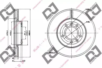 Тормозной диск DJ PARTS купить